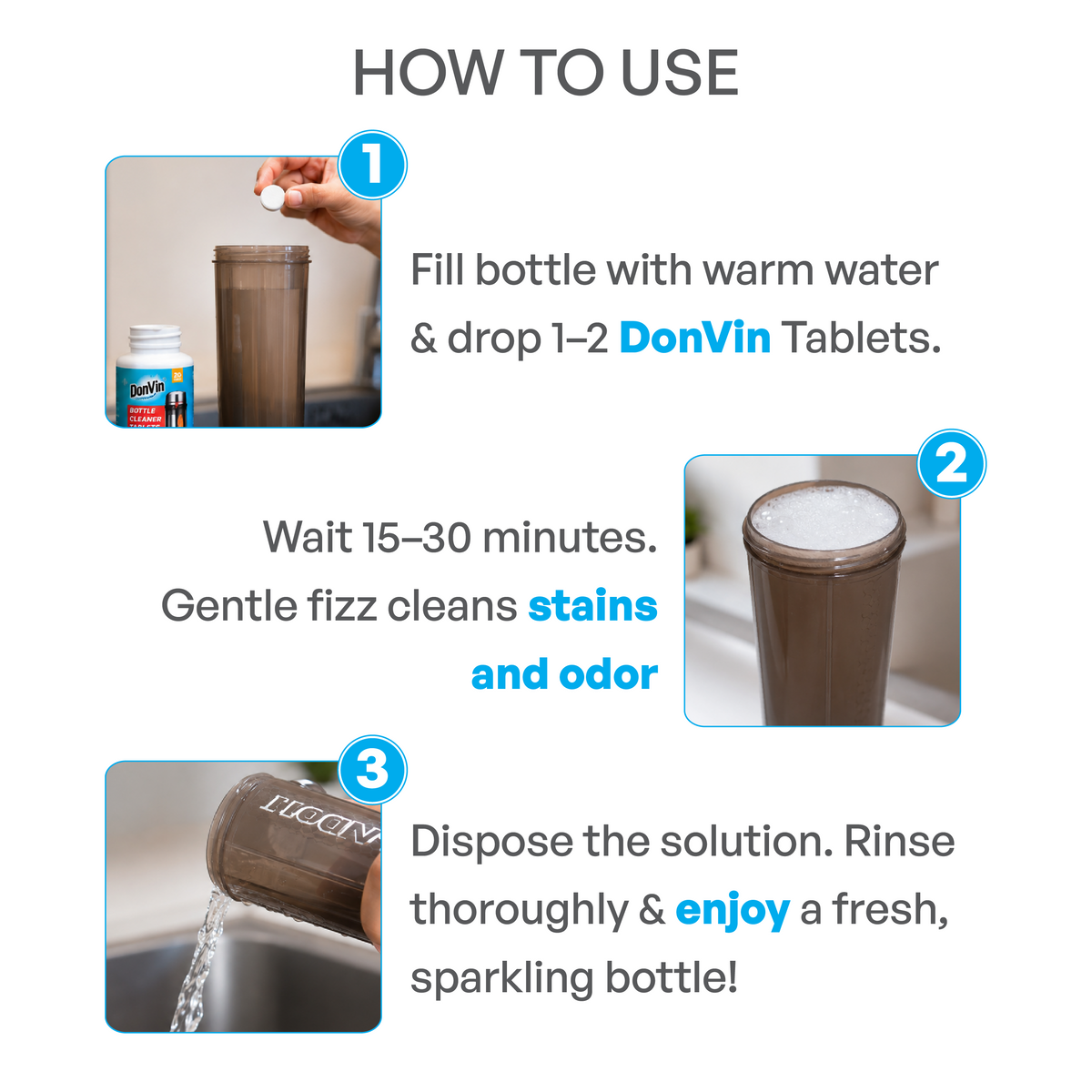Bottle Cleaner Tablets