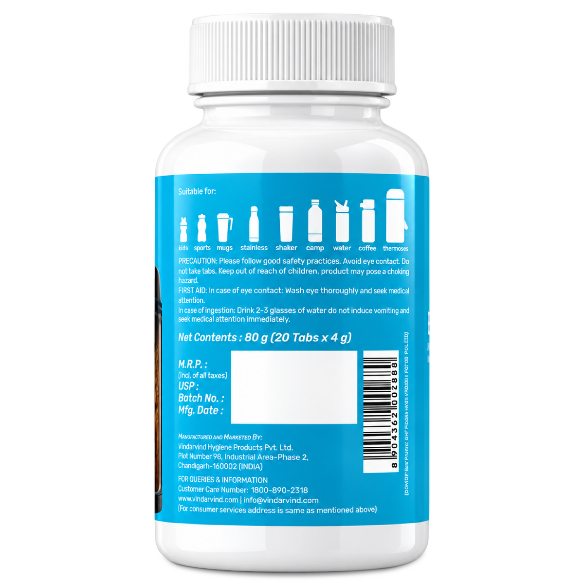 Bottle Cleaner Tablets