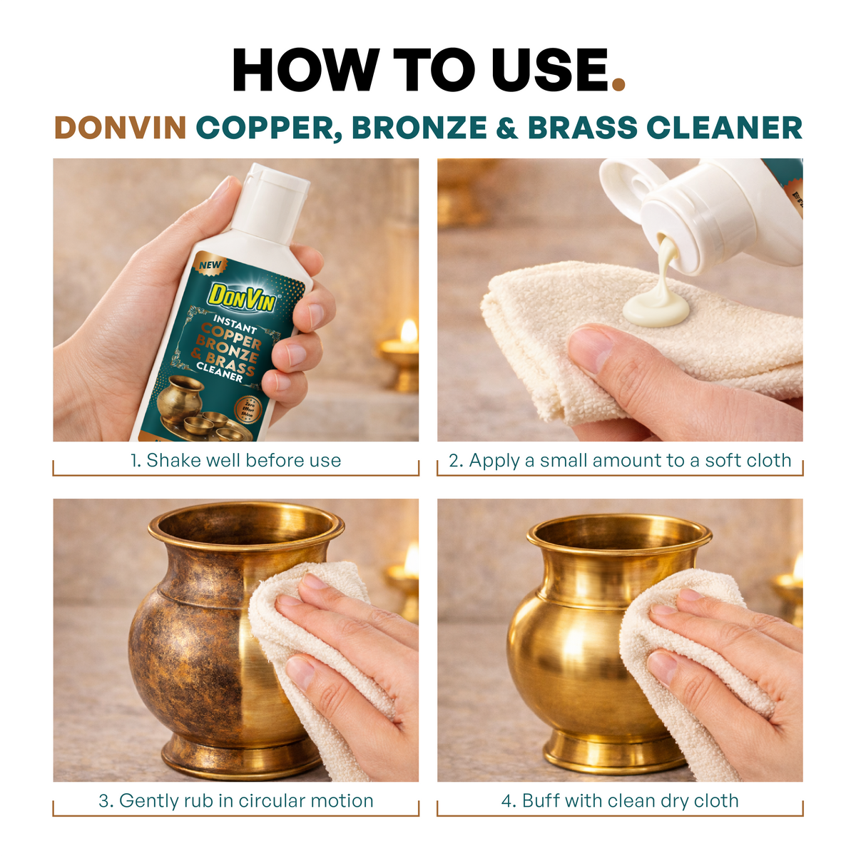 Instant Copper Bronze & Brass Cleaner