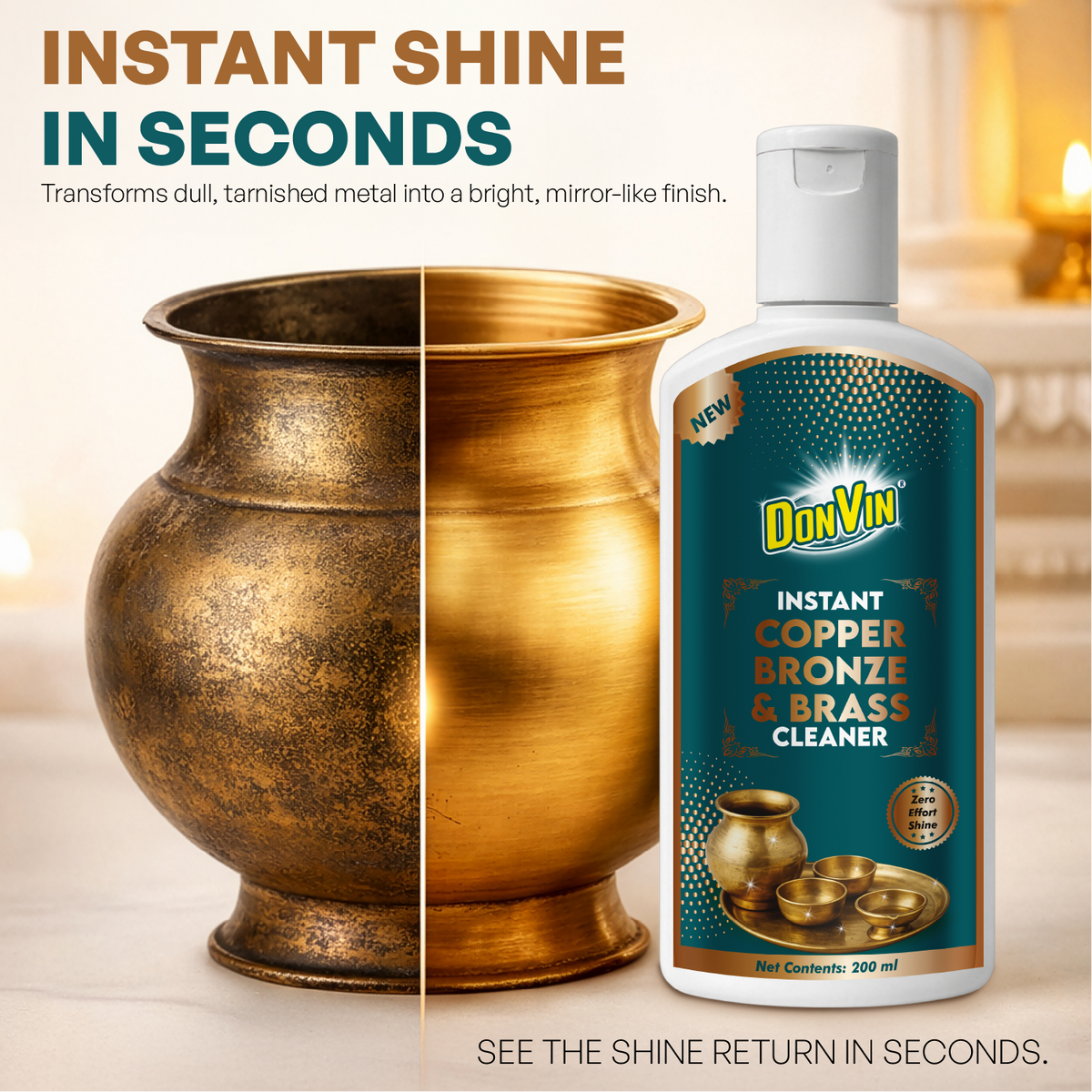 Instant Copper Bronze & Brass Cleaner