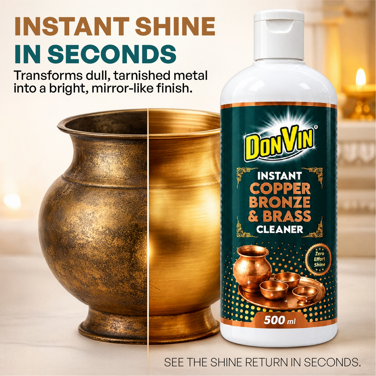 Instant Copper Bronze & Brass Cleaner
