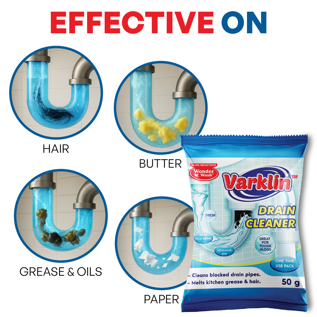 Drain Cleaner Powder