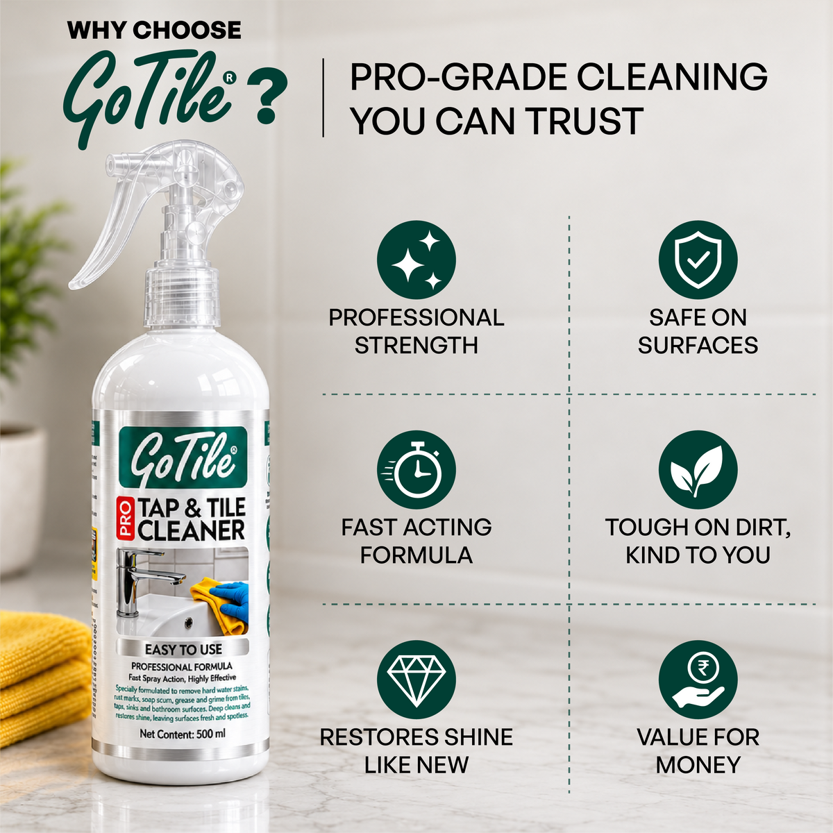 Pro Tap & Tile Cleaner