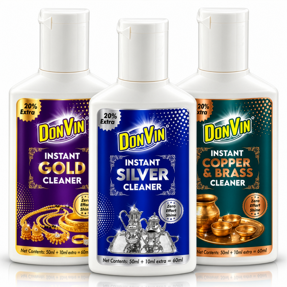 Gold, Silver & Copper Cleaner Combo
