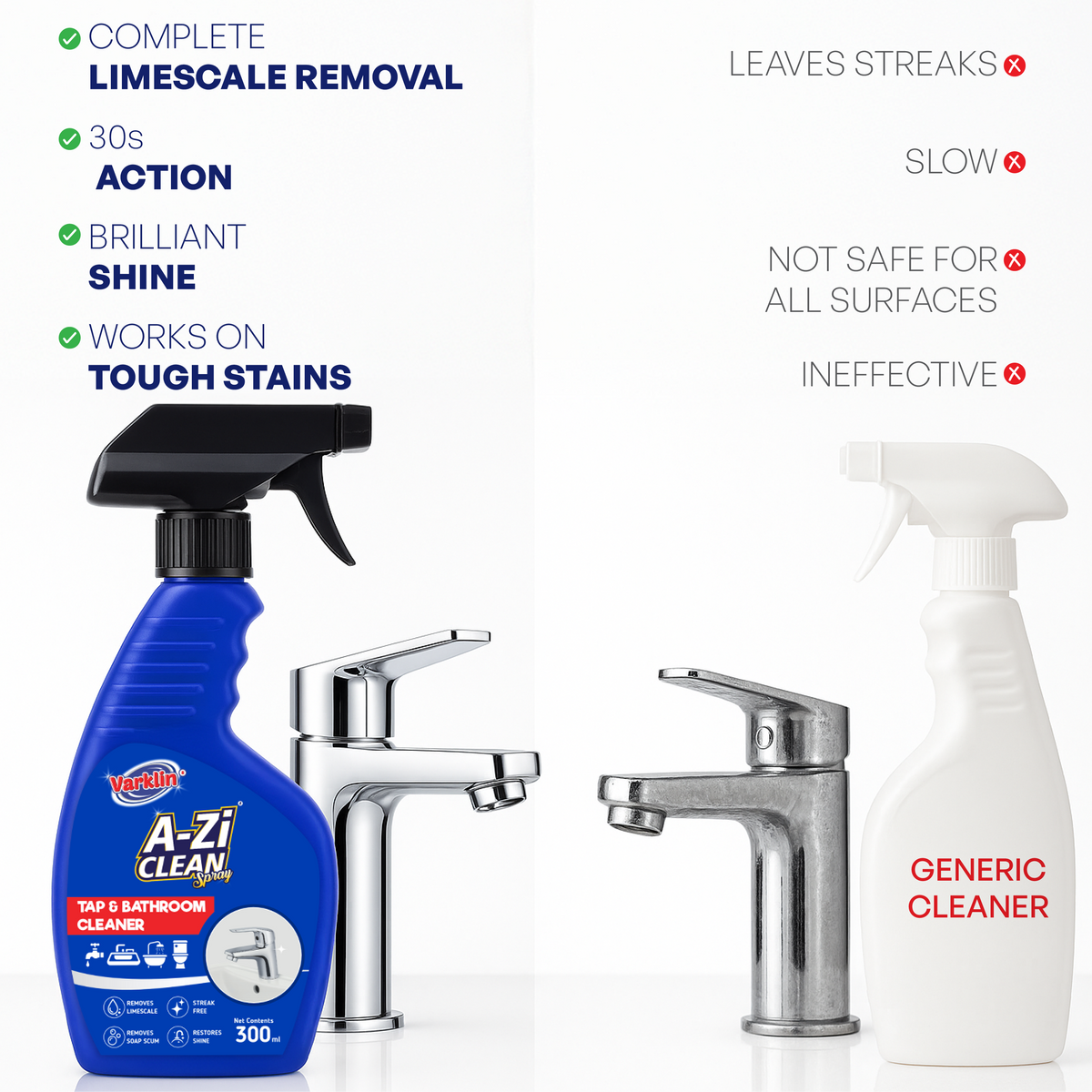 A-Zi Clean Tap & Shower Cleaner