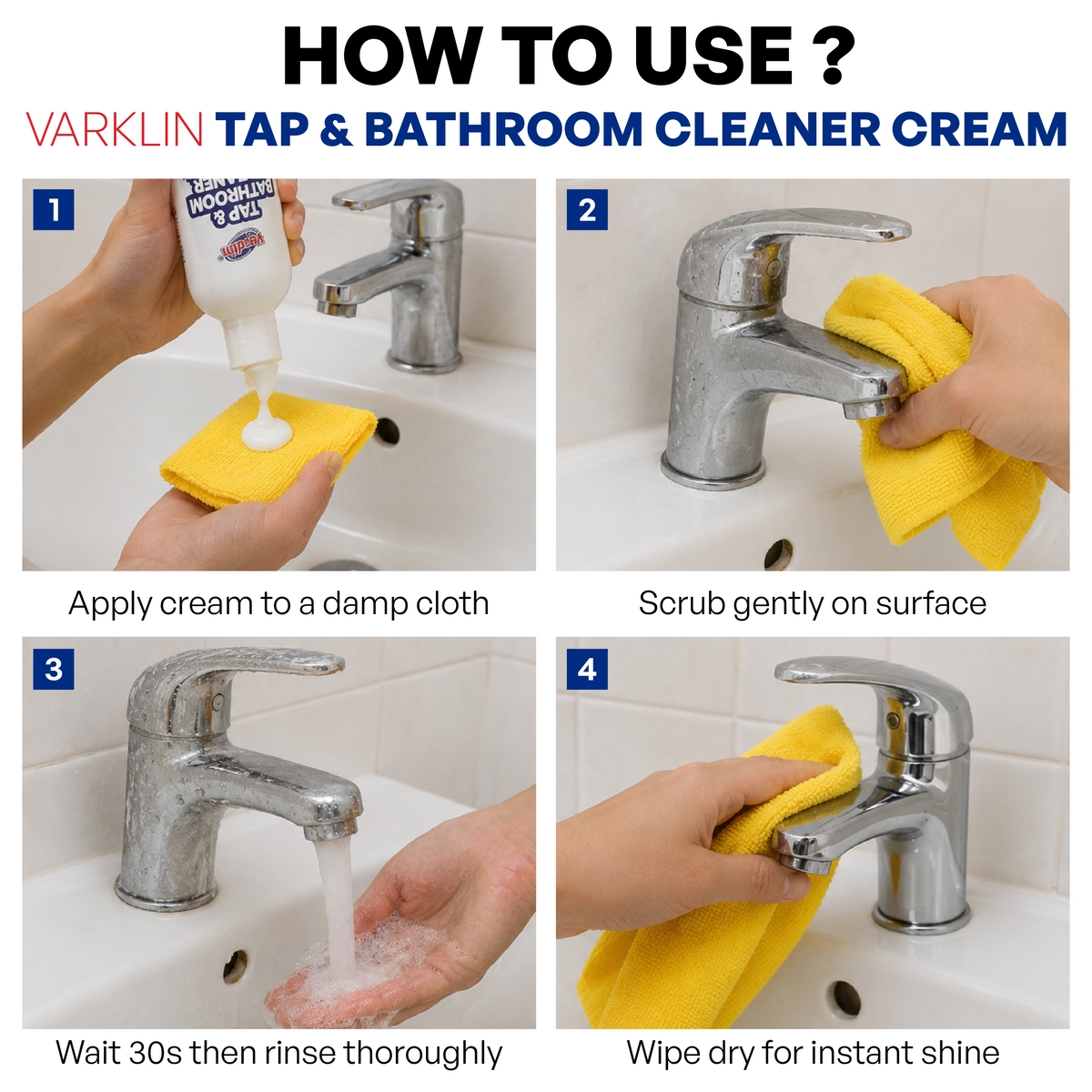 Tap & Bathroom Cleaner Cream