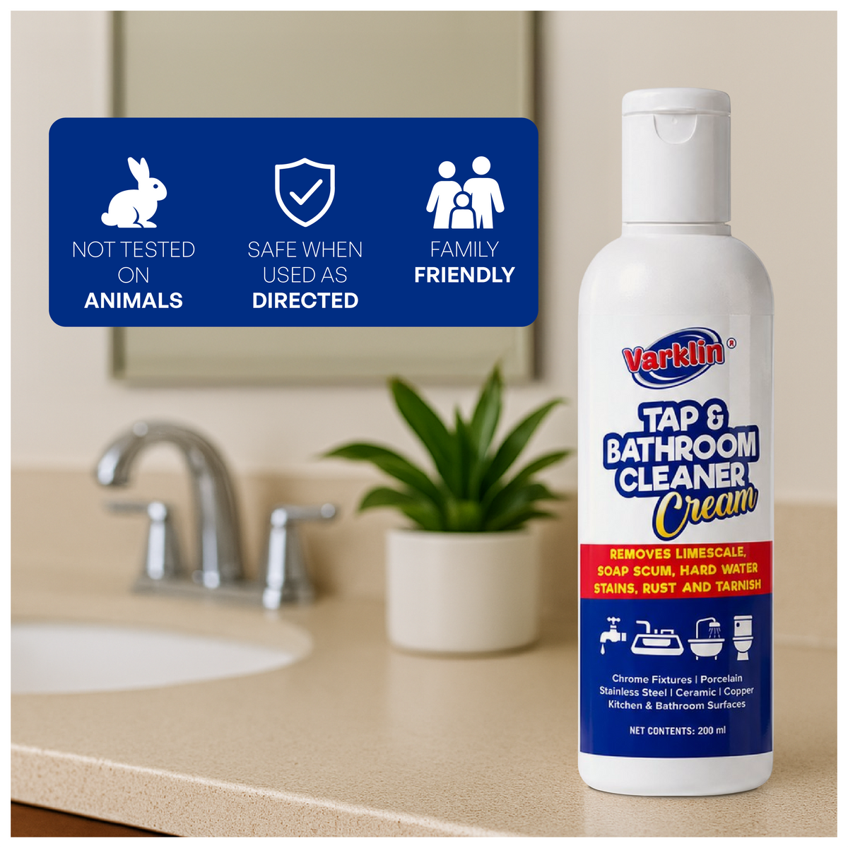 Tap & Bathroom Cleaner Cream