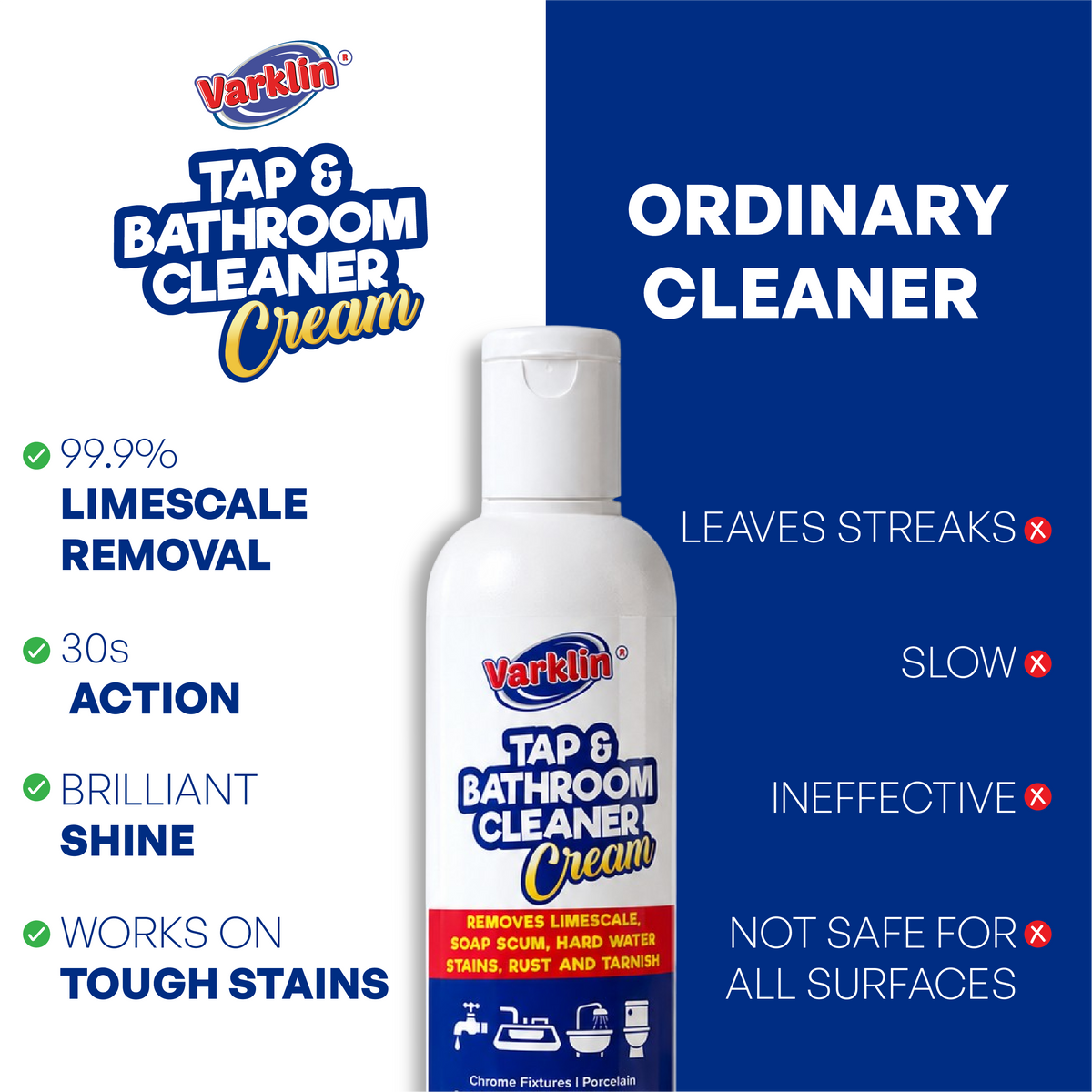 Tap & Bathroom Cleaner Cream
