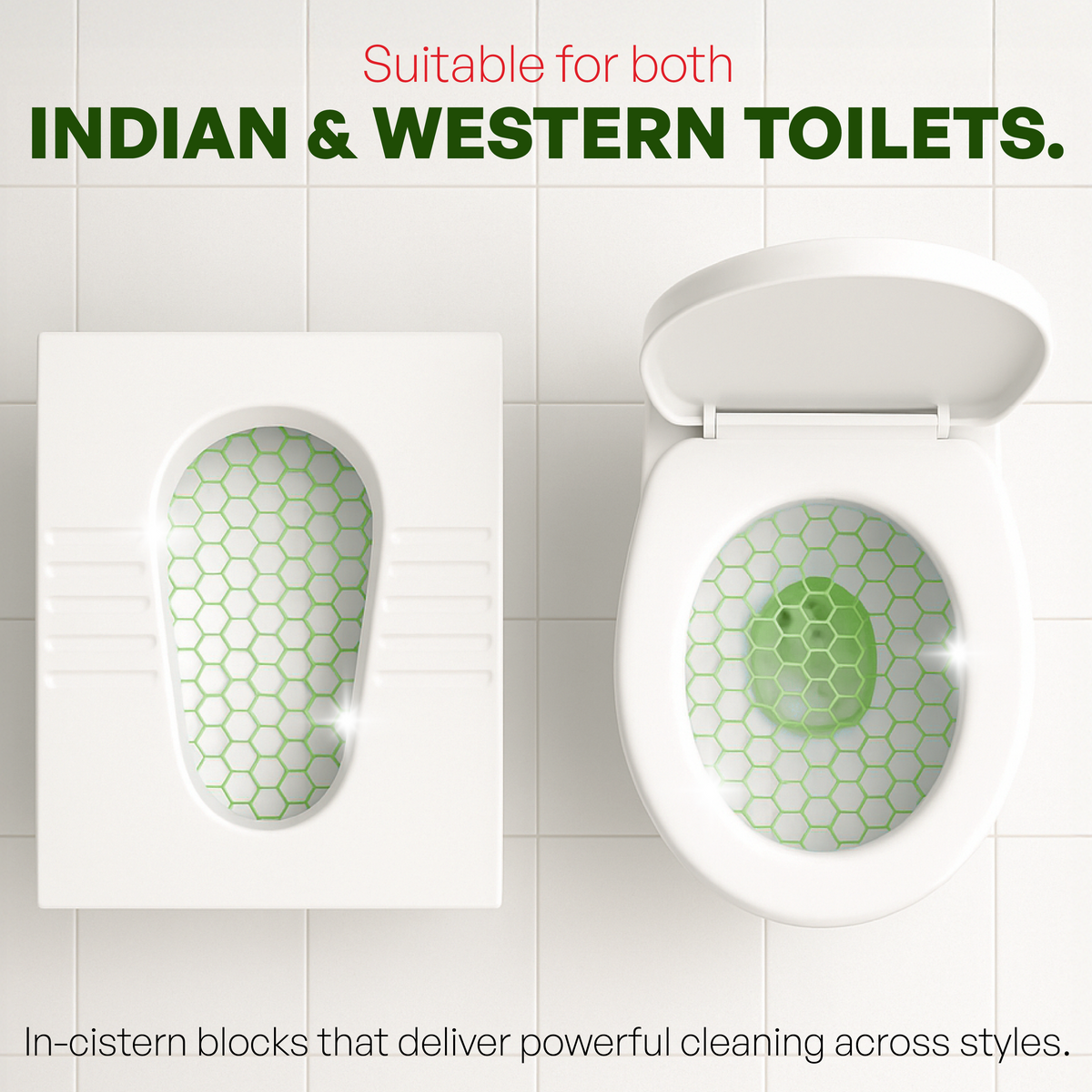 Fresh Lime Toilet Cleaner Blocks