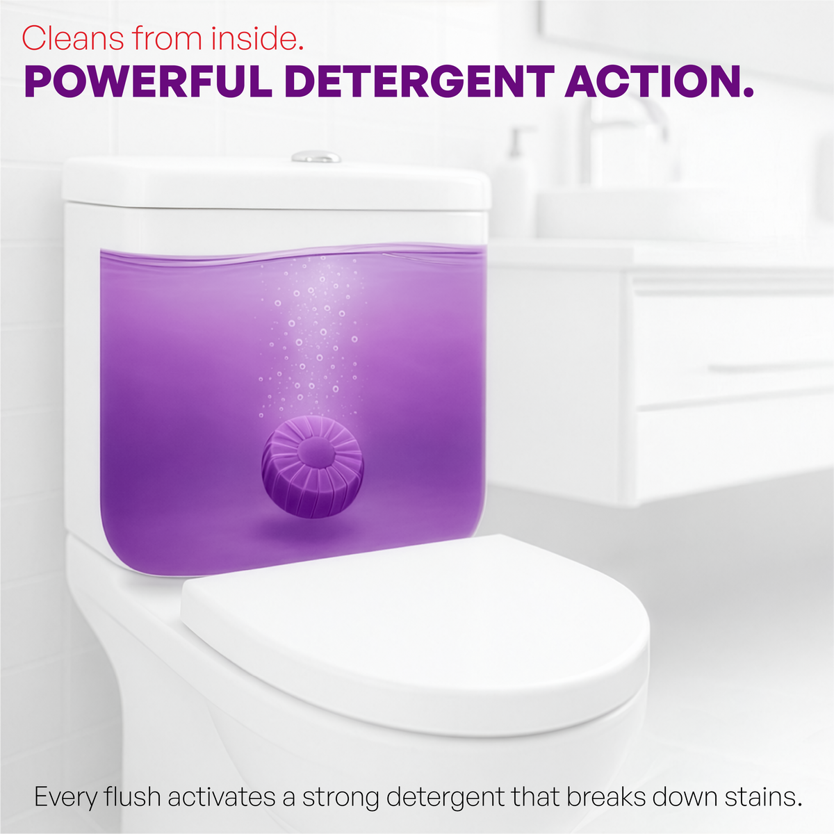 Lavender Toilet Cleaner Blocks