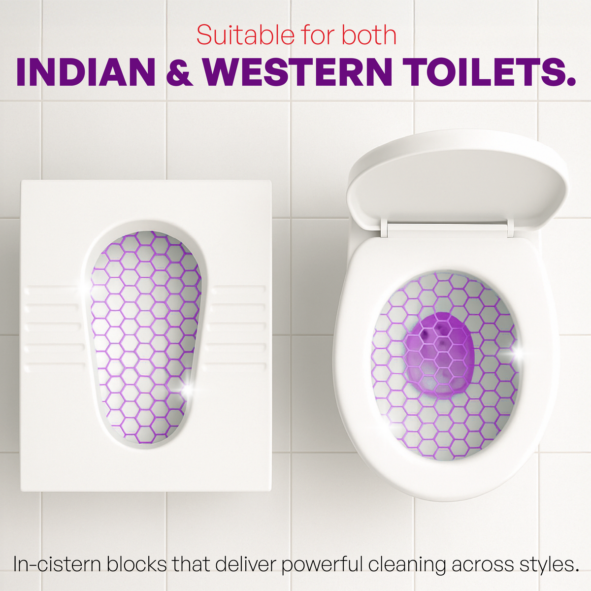 Lavender Toilet Cleaner Blocks