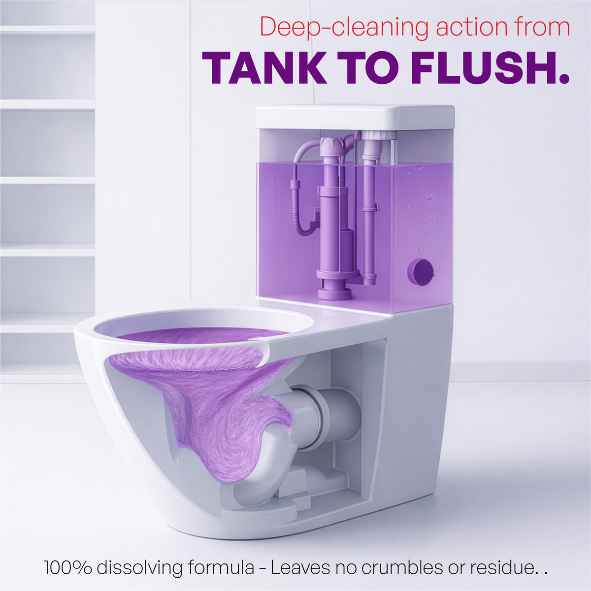 Lavender Toilet Cleaner Blocks