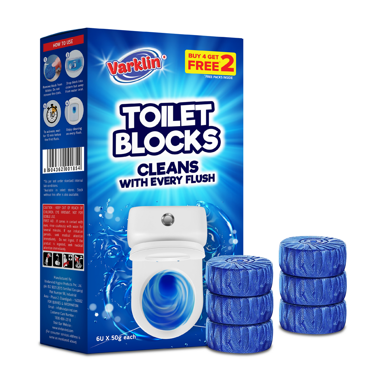 Blue Toilet Cleaner Blocks