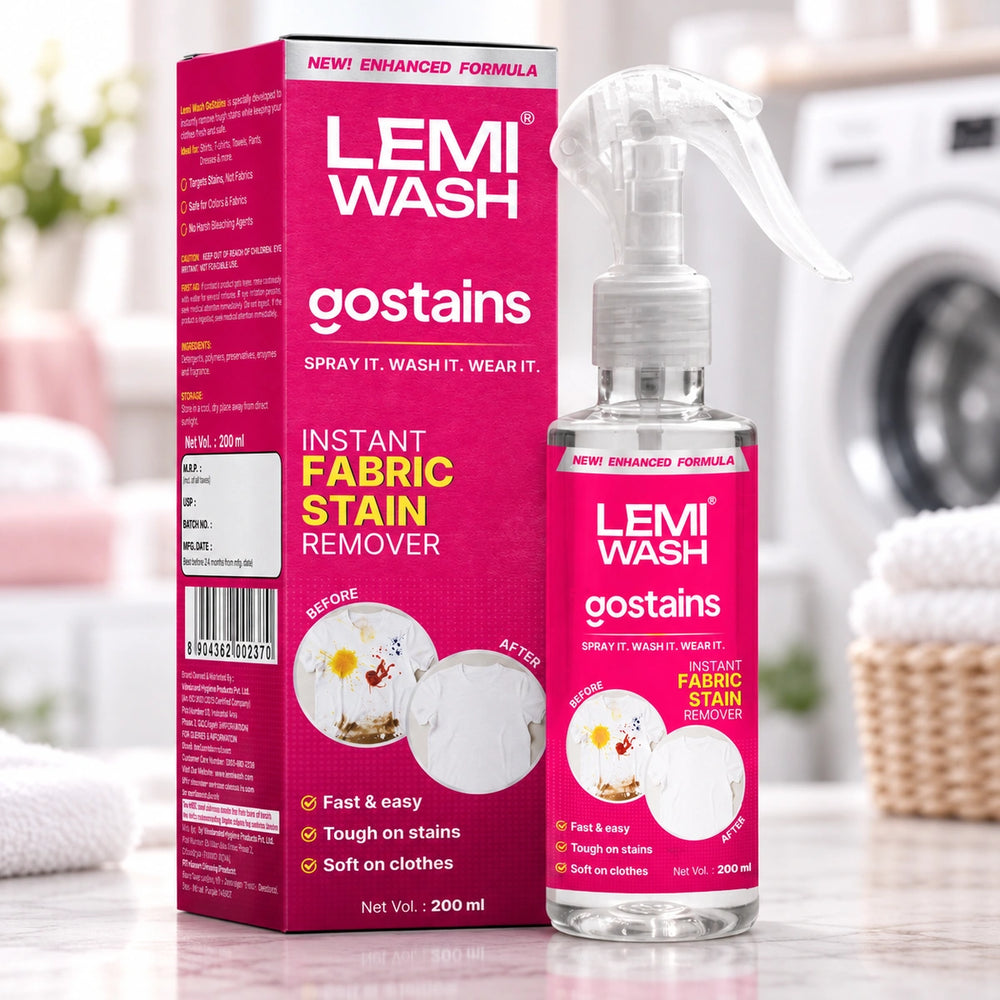 Spray. Scrub. Wash. Stain gone.