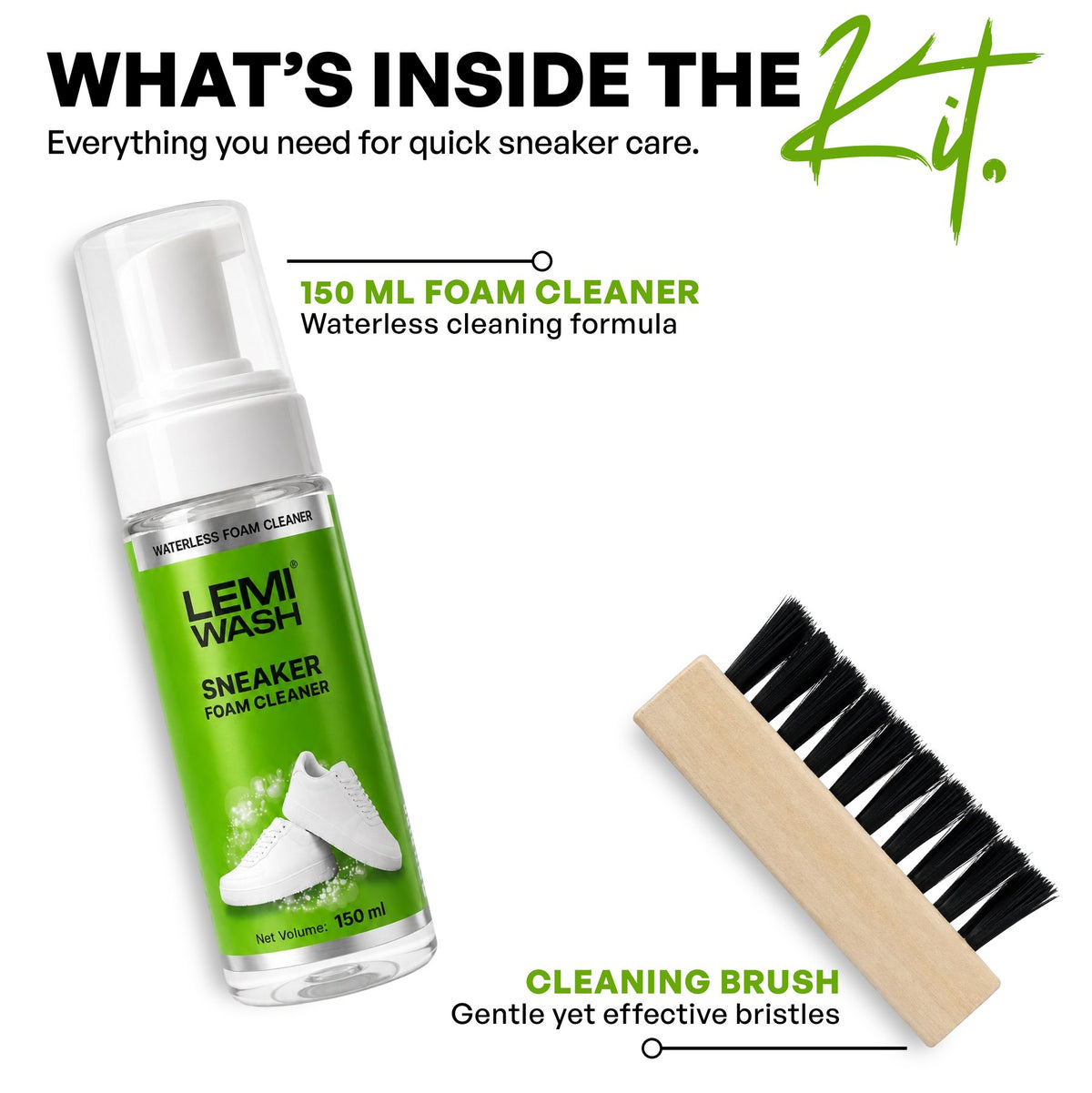 LEMI WASH Sneaker Care Kit image 2