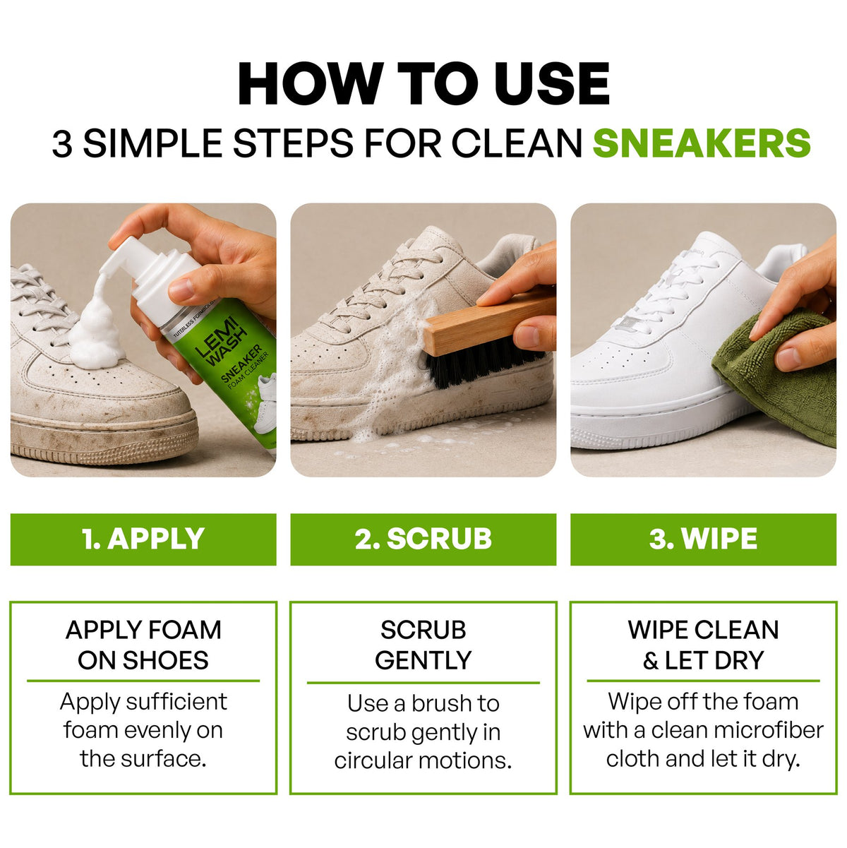 LEMI WASH Sneaker Care Kit image 4