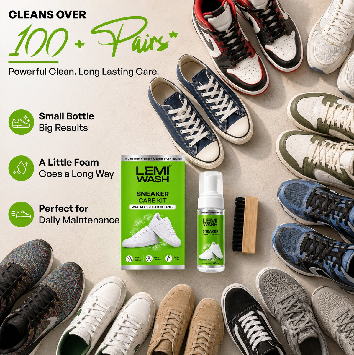 LEMI WASH Sneaker Care Kit image 9