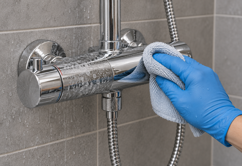 Remove mineral buildup