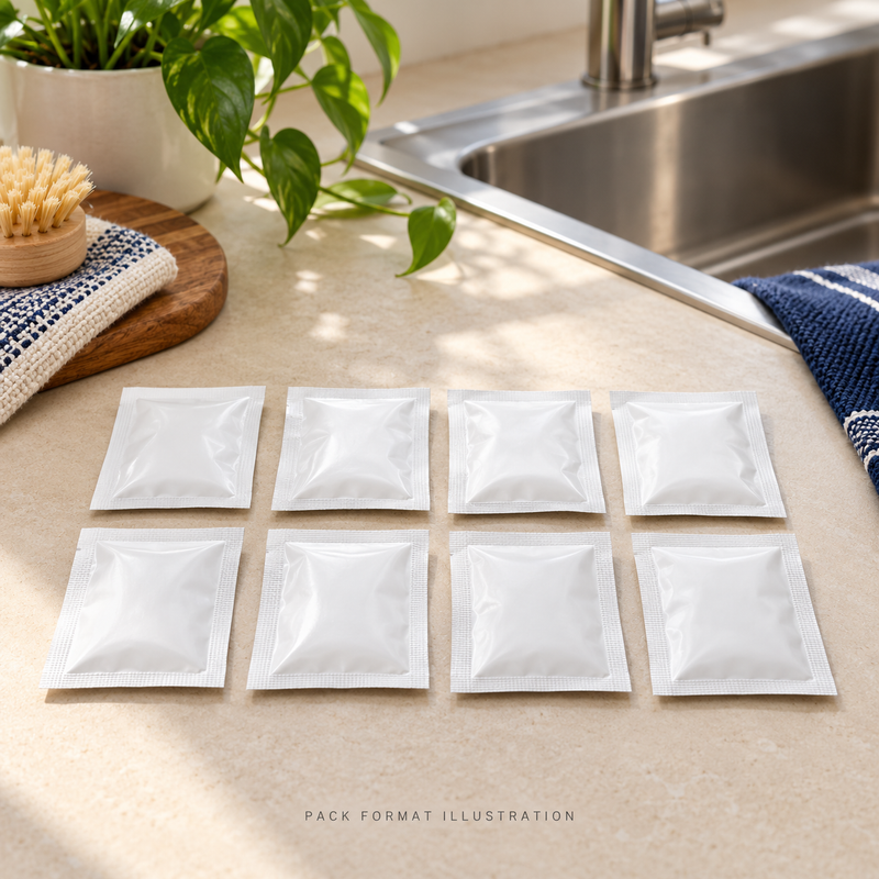 Convenient sachet format